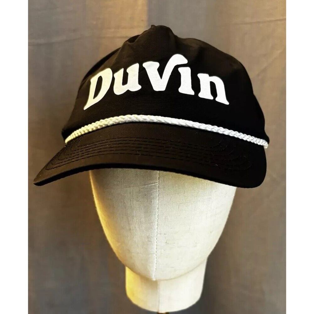 Duvin Basics Black SnapBack Logo Hat